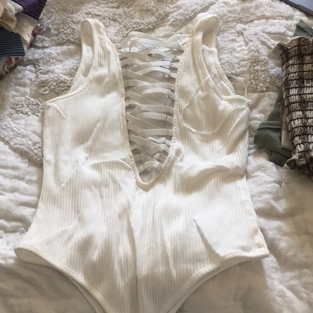 LF Lace Up Bodysuit